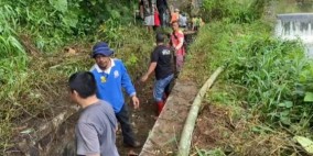 Irigasi Tertimbun Proyek Tol, Forkopimcam Cibadak Sukabumi Upayakan Normalisasi Pengairan ke Sawah Petani