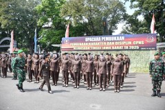 Di Pusdikbekang Cimahi, Kajati Jabar Buka Kegiatan Pembinaan Karakter dan Disiplin CPNS Kejati Jabar 2025
