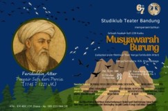 Jumat-Sabtu Ini di Rumentang Siang Bandung: STB Rayakan HUT ke-67 dengan Pentaskan Lakon “Musyawarah Burung”