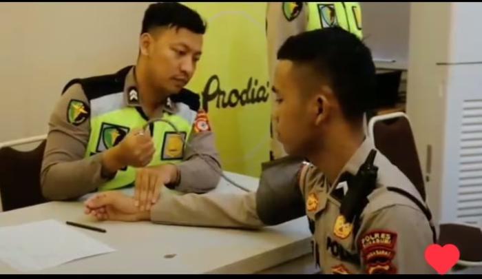  Sambut HUT Bhayangkara ke-78, Polres Sukabumi Gelar Bhakti Kesehatan Donor Darah