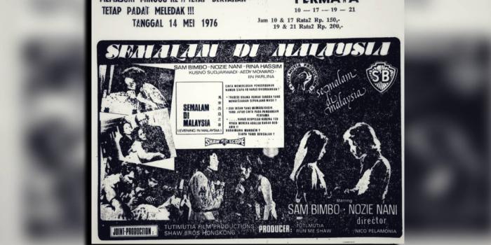 Rindu “Masa Kini” 49 Tahun Lalu: Iklankan Jadwal Nonton Film “Semalam di Malaysia” di Bioskop Permata Jogja