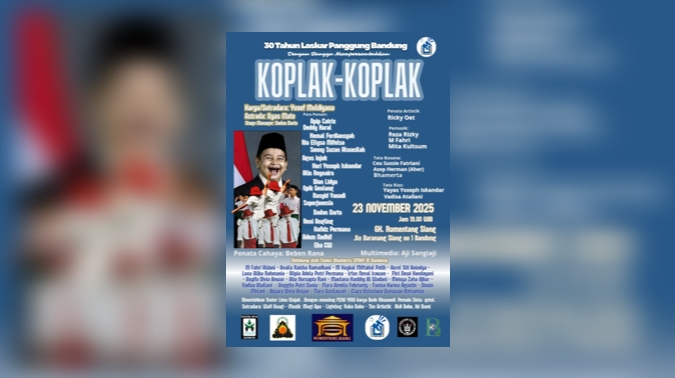 Tandai Eksistensi 3 Dekade, LPB akan Pentaskan "Koplak-Koplak" di Rumentang Siang Bandung 23 November 2025