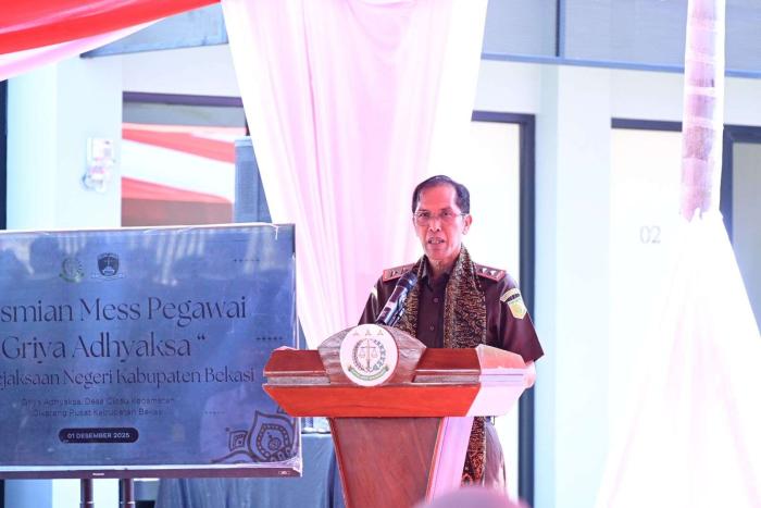 Resmikan Mess Griya Adhyaksa di Bekasi, Kajati Jabar Harap Pegawai Kian Profesional demi Nama Baik Institusi