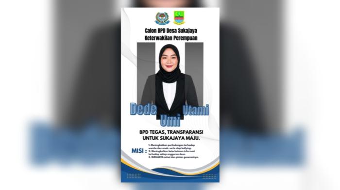 Usung 3 Komitmen Strategis, Dede Umi Utami Siap Mengabdi sebagai Anggota BPD Desa Sukajaya Cibitung Bekasi