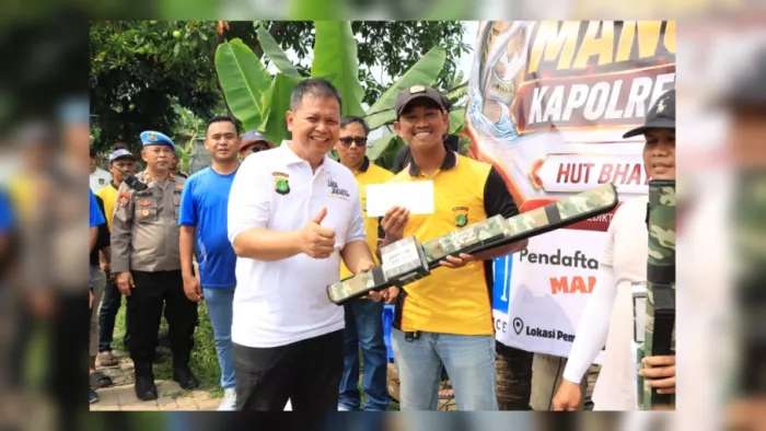 Sambut HUT Bhayangkara ke-80 Tahun 2026, Polres Metro Bekasi Kota Gelar Lomba Mancing Mania di Kolam Pemancingan Bang Bolon Bekasi Selatan