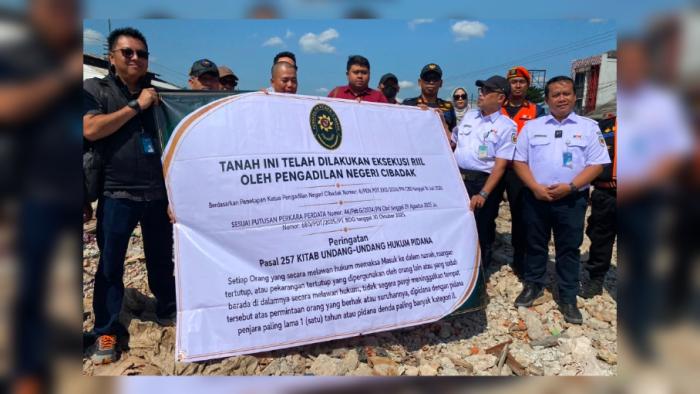 PN Cibadak Eksekusi Lahan Emplasemen Stasiun Cicurug Sukabumi, PT KAI Daop 1 Jakarta Berhasil Selamatkan Aset Perusahaan Berdasarkan Putusan Pengadilan