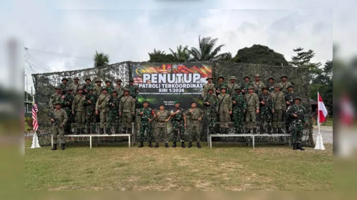 Sukses Amankan Batas Negara RI-Malaysia, Satgas Pamtas Yonarmed 13/Nanggala/1/1 Kostrad dan Batalion 11 RAMD TDM Resmi Tutup Patkor Siri 1 Tahun 2026 di Pos Gabma Lubuk Antu Sarawak